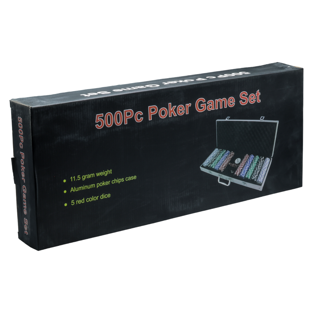 Çantalı Poker Fişi 500'Lü Sed-032