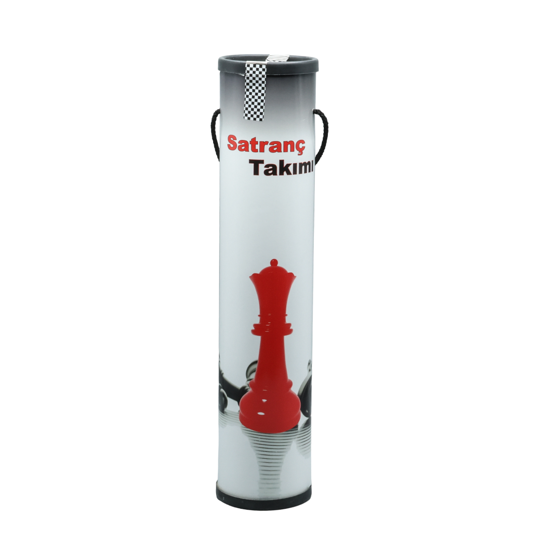 Ucuz Karton Rulo Satranç Takımı Sed-038